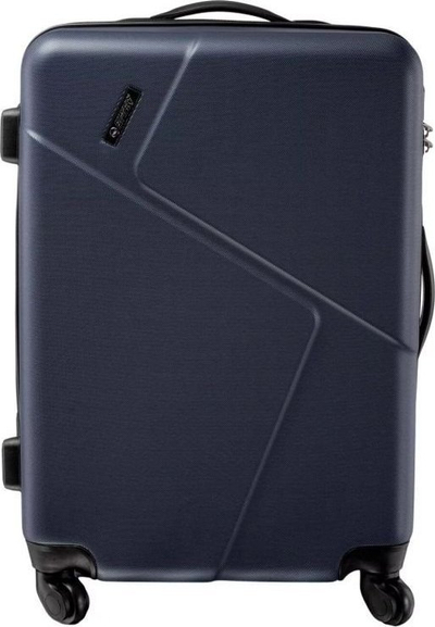 Патна вализа HI-TEC Porto 60, 60L, тврда ABS школка, темно сина