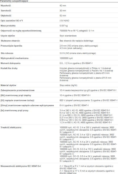 Buton kontrolli Schneider Electric 1Z, 22 mm, i kaltër