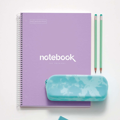 Тетратка Miquelrius Notebook A4 Squared Emotions, со квадрати, лаванда