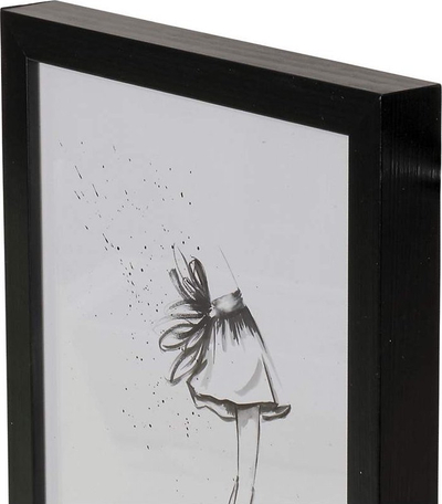 Kornizë muri Focus Soul Black, 50x50 cm, profil i hollë, e zezë
