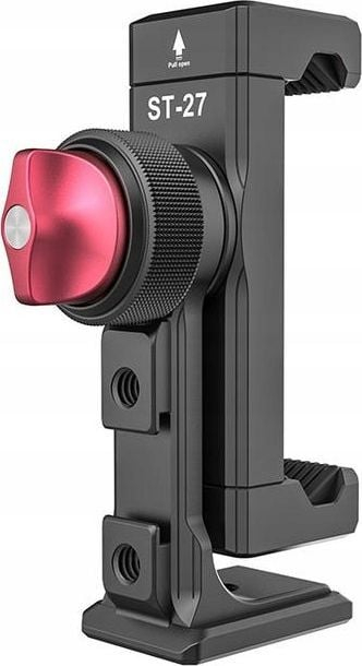 Mbajtëse telefoni Ulanzi ST-27, montim për tripod, rrotullim 360°, e zezë