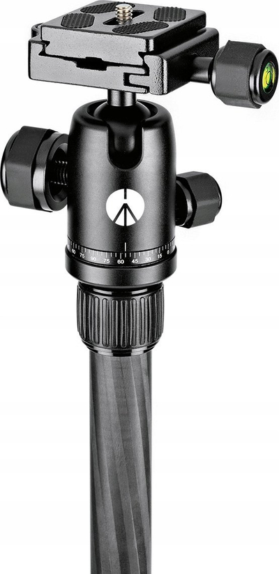 Trekëmbësh foto Manfrotto Element Traveller Carbon Small, lartësia 143 cm, mban deri 4 kg, i zi