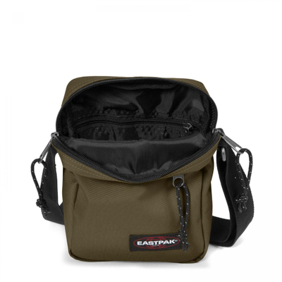 Çantë shpine Eastpak The One, 100% poliester, crossbody, jeshile ulliri