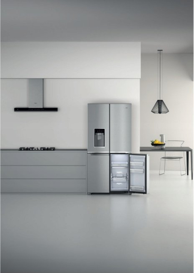 Frigorifer Whirlpool WQ9I MO1L, 4 derë, 554L, A+, inoks