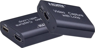 Kartë kapjeje HDMI Spacetronik SP-HVG06, hyrje 4K, dalje 1080p, e zezë