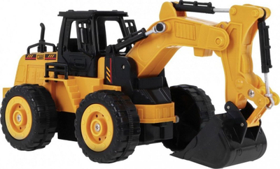 Lodër ekskavator Ruicheng RC Engineering Truck, 1:36, telekomandë 2.4GHz, verdh e zezë