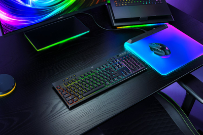 Tastierë Razer BlackWidow V4 Low Profile HyperSpeed, mekanike, wireless, e zezë