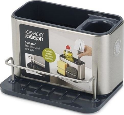 Organizues lavamani Joseph Joseph Surface, çelik inox, Black Silver