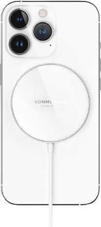 Ngarkues pa tel Vonmählen Aura Mini, MagSafe, 15W, i bardhë