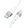 Kabllo kariku Wozinsky WSTCL1 Lightning USB‑C, PD 27W, 1 m, e bardhë
