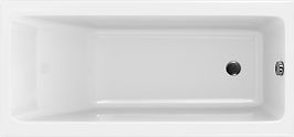 Правоаголна када Cersanit Crea S301-225, 160x75 cm, акрилик, бела