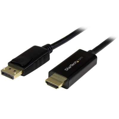 Kabllo konvertues StarTech.com DisplayPort në HDMI, 2m, 4K, e zezë