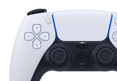 Kontroller Sony DualSense, PlayStation 5, Bluetooth, USB, e bardhë / zezë