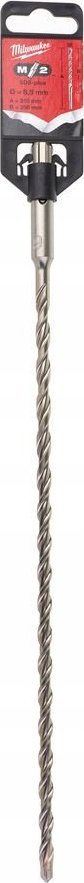 Freza betoni Milwaukee M2 SDS Plus, 6.5mm, 310mm, argjendtë