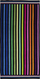 Peshqir plazhi Gözze Stripes, 100x160 cm, pambuk, shumëngjyrësh