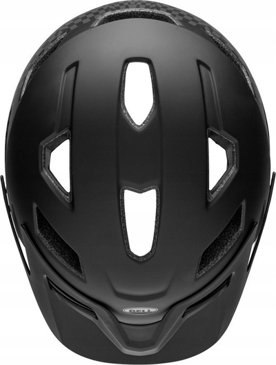 Kaskë biçiklete junior Bell Sidetrack Integrated MIPS, 50–57 cm, e zezë