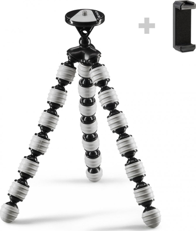 Трипод Cullmann Alpha 380 Mobile, 30 cm, за телефон и камера, сив