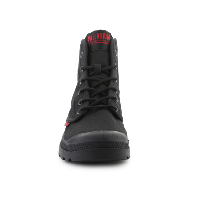 Atlete Palladium Pampa HI Dare II 79514-008, kanavacë, shollë gome, ngjyrë e zezë
