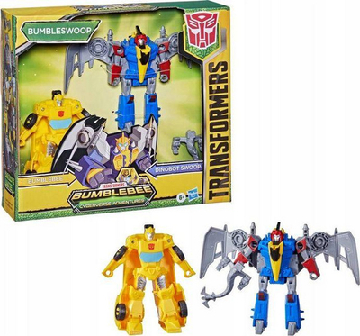 Figurina transformues Cyberverse - Bumbleswoop Hasbro, 12 cm