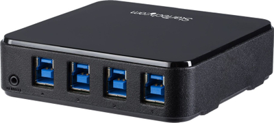 Ndarës USB StarTech HBS304A24A, 4x4, USB 3.0, i zi