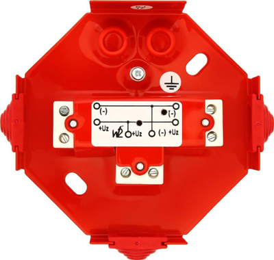 Kuti lidhëse zjarrmbrojtëse W2 PIP-1AN, 400V 16A, për kabllo 19mm, portokalli