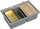 Lavaman kuzhine Quadron Marc 120 Granite, 2 vazo, 76x50x22 cm, Silver Gold