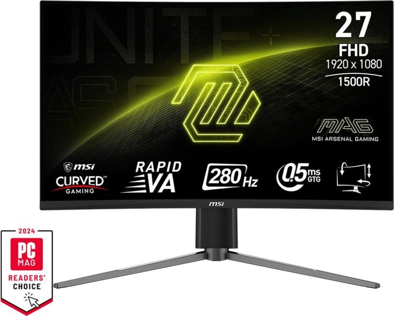 Monitor MSI MAG 276CPXF, 27", Full HD, i zi