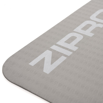 Shtresë për yoga Zipro, 173×61×0.4cm, e hirtë
