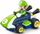 Автомобил со далечински управувач Carrera Mini Racer Mario Kart Luigi, 2.4GHz, зелена