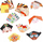 Set origami Djeco Pretty Faces, 24 fletë, me ngjitësa, shumëngjyrësh