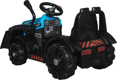 Traktor me bateri Leantoys ZP1001B, ride on për kalamaj, me kovë dhe borinë, blu e zezë