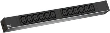 Zgjatues rack Bachmann LOCKABLE, 12x IEC C13, 1U 19", i zi