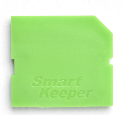 Bllokues porte SD Smartkeeper SD Port Lock, 4 copë, me çelës, jeshil