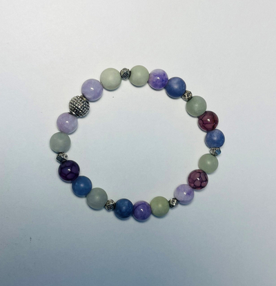 Byzylyk për femra Dar Chakra Florite, shumëngjyrësh