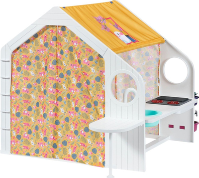 Shtëpizë lodre Baby Born Weekend Play House, me kuzhinë, për kukulla 43 cm, shumëngjyrëshe