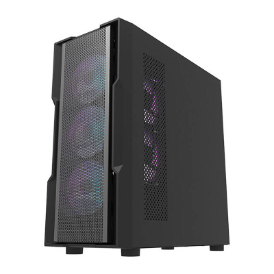 Kuti kompjuteri Darkflash DK431 Mesh, ATX, xham i temperuar, e zezë