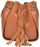 Çantë dore Carla Ferreri, AW18CF1400, cognac