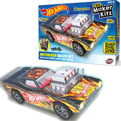 Set kreativ Hot Wheels Maker Kit Tek Maker, makinë ndërtuese, për fëmijë
