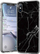 Kapak xheli Wozinsky Marble për Samsung Galaxy S21+ 5G, TPU, me pamje mermeri, i zi