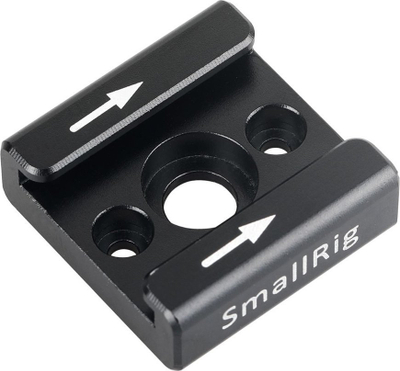 Mbajtëse cold shoe SmallRig 1241, pllakë shpejtçlirimi, metal, e zezë