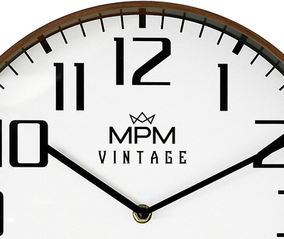 Orë muri MPM Quality Vintage I Since 1993, e kaftë/bardhë