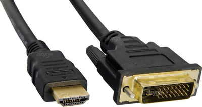 Kabllo Akyga HDMI - DVI, 1.8 m, e zezë