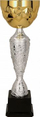Trofe Victoria Sport 4186B, 14x41cm, i artë / i argjendtë