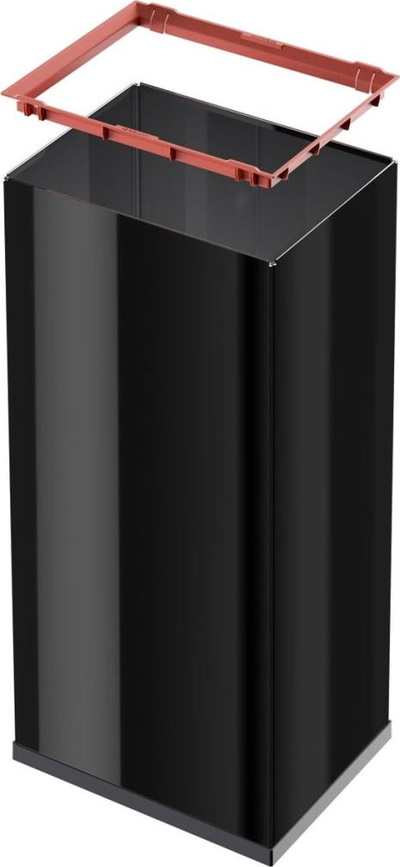 Канта за отпадоци Hailo Big-Box Swing XL, 52L, челик, црна
