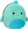Lodër pellushi Squishmallows Cascade SQCR05477, 40cm, breshkë teal me karapacelë tie dye shumëngjyrësh