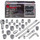 Set çelësash goditës Forcekraft FK-68262-9, 3/4" dhe 1", 26 pjesë, në valixhe plastike