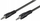 Kabllo audio Adaptec Jack 3.5 mm, male to male, 0.5 m, e zezë