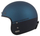 Kaska moto CASSIDA Eso Super Hooligan, fiberglass, open face, e zezë mat metalike blu