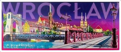 Magnet suveniri I Love Poland Wrocław, ILP MAG C WR 29, shumëngjyrësh
