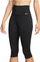 Спортски хеланки Nike One, висок струк, Dri-FIT, црни